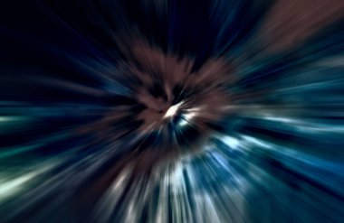 Hızlanma hareketi, ışık ve çizgiler koyu arkaplan üzerinde hızla hareket ediyor