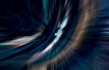 Hızlanma hareketi, ışık ve çizgiler koyu arkaplan üzerinde hızla hareket ediyor