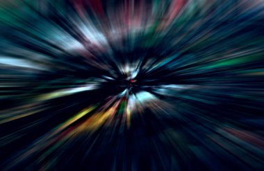 soyut ışık hareketi, koyu arkaplan, uzay broşürünü kopyala