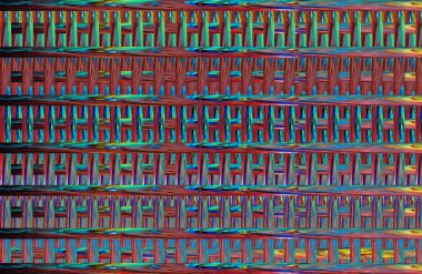 Geometrik kaplamalı güzel renklere sahip Soyut Tasarım, Yaratıcılık Arkaplanı