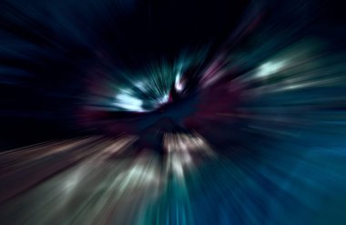 soyut ışık hareketi, koyu arkaplan, uzay broşürünü kopyala