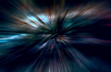 soyut ışık hareketi, koyu arkaplan, uzay broşürünü kopyala