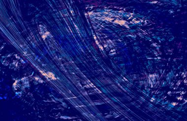 Soyut Mavi duvar kağıdı kapağı, hareket halindeki desen çizgileri, boşluğu kopyala 