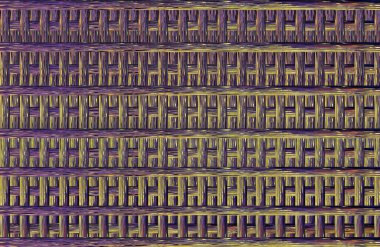 Geometrik fayanslı rengarenk deseni ve güzel renkleri olan soyut tasarım. 