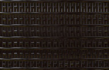 Geometrik fayanslı rengarenk deseni ve güzel renkleri olan soyut tasarım. 