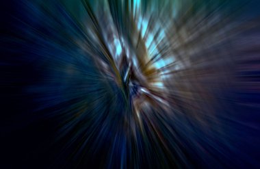 Hızlanma hareketi, ışık ve çizgiler koyu arkaplan üzerinde hızla hareket ediyor