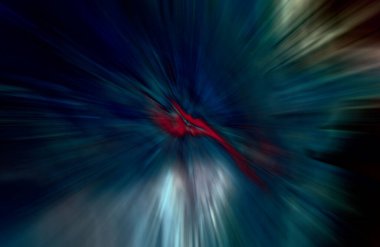 Hızlanma hareketi, ışık ve çizgiler koyu arkaplan üzerinde hızla hareket ediyor