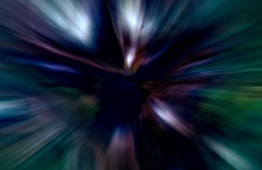 Hızlanma hareketi, ışık ve çizgiler koyu arkaplan üzerinde hızla hareket ediyor