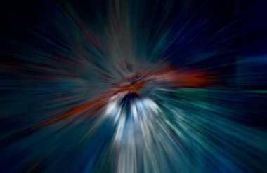 Hızlanma hareketi, ışık ve çizgiler koyu arkaplan üzerinde hızla hareket ediyor