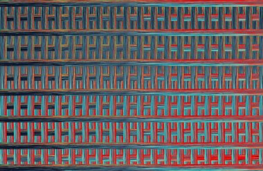 Geometrik kaplamalı güzel renklere sahip Soyut Tasarım, Yaratıcılık Arkaplanı