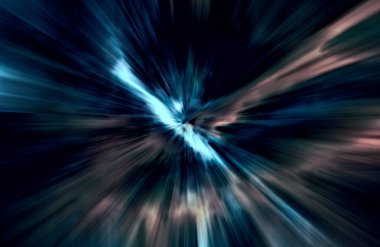 soyut ışık hareketi, koyu arkaplan, uzay broşürünü kopyala