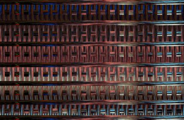 Geometrik kaplamalı güzel renklere sahip Soyut Tasarım, Yaratıcılık Arkaplanı