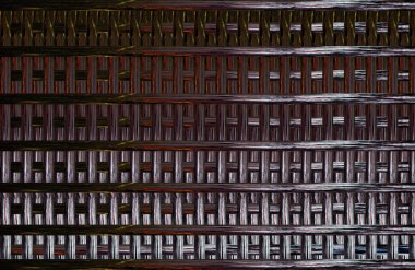 Geometrik kaplamalı güzel renklere sahip Soyut Tasarım, Yaratıcılık Arkaplanı