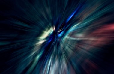 soyut ışık hareketi, koyu arkaplan, uzay broşürünü kopyala