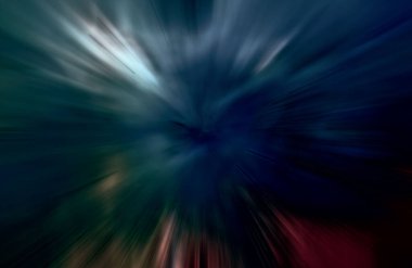 Hızlanma hareketi, ışık ve çizgiler koyu arkaplan üzerinde hızla hareket ediyor