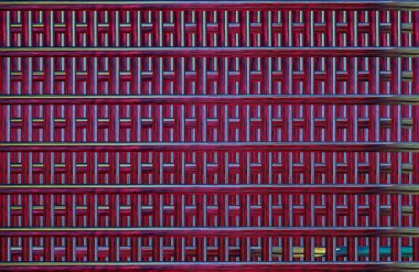 Geometrik fayanslı rengarenk deseni ve güzel renkleri olan soyut tasarım. 