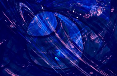 Soyut Mavi Arkaplan, desen desen çizgileri hareket halinde