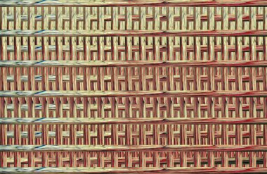 Geometrik kaplamalı güzel renklere sahip Soyut Tasarım, Yaratıcılık Arkaplanı