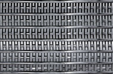 Geometrik fayanslı rengarenk deseni ve güzel renkleri olan soyut tasarım. 