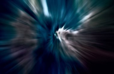 Hızlanma hareketi, ışık ve çizgiler koyu arkaplan üzerinde hızla hareket ediyor