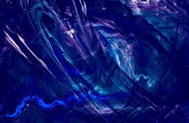 Soyut Mavi Arkaplan, desen desen çizgileri hareket halinde