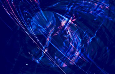 Soyut Mavi Arkaplan, desen desen çizgileri hareket halinde