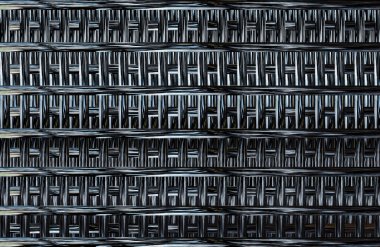 Geometrik fayanslı rengarenk deseni ve güzel renkleri olan soyut tasarım. 