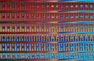 Geometrik kaplamalı güzel renklere sahip Soyut Tasarım, Yaratıcılık Arkaplanı