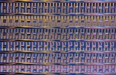 Geometrik kaplamalı güzel renklere sahip Soyut Tasarım, Yaratıcılık Arkaplanı