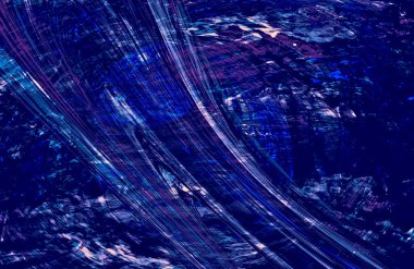 Soyut Mavi duvar kağıdı kapağı, hareket halindeki desen çizgileri, boşluğu kopyala 