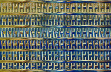 Geometrik kaplamalı güzel renklere sahip Soyut Tasarım, Yaratıcılık Arkaplanı