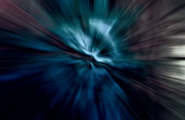 Hızlanma hareketi, ışık ve çizgiler koyu arkaplan üzerinde hızla hareket ediyor