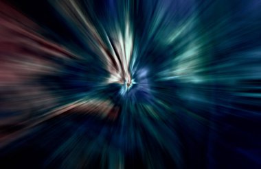 Hızlanma hareketi, ışık ve çizgiler koyu arkaplan üzerinde hızla hareket ediyor