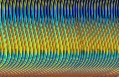 Kapak tasarımı, renkli gradyan, gelecek geometrik desen