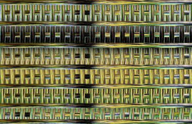 Geometrik kaplamalı güzel renklere sahip Soyut Tasarım, Yaratıcılık Arkaplanı