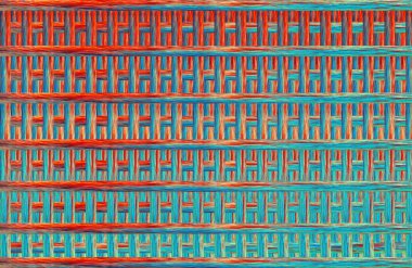 Geometrik kaplamalı güzel renklere sahip Soyut Tasarım, Yaratıcılık Arkaplanı