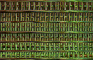 Geometrik kaplamalı güzel renklere sahip Soyut Tasarım, Yaratıcılık Arkaplanı