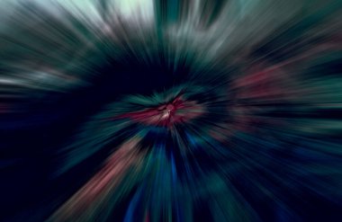 Hızlanma hareketi, ışık ve çizgiler koyu arkaplan üzerinde hızla hareket ediyor