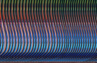 Kapak tasarımı, renkli gradyan, gelecek geometrik desen