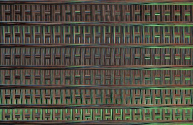 Geometrik kaplamalı güzel renklere sahip Soyut Tasarım, Yaratıcılık Arkaplanı