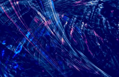 Soyut Mavi Arkaplan, desen desen çizgileri hareket halinde