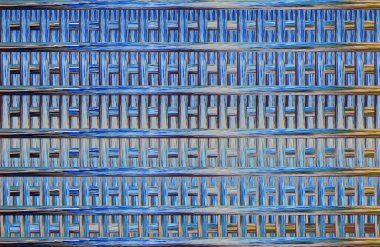 Geometrik kaplamalı güzel renklere sahip Soyut Tasarım, Yaratıcılık Arkaplanı