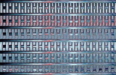 Geometrik kaplamalı güzel renklere sahip Soyut Tasarım, Yaratıcılık Arkaplanı