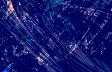 Soyut Mavi duvar kağıdı kapağı, hareket halindeki desen çizgileri, boşluğu kopyala 