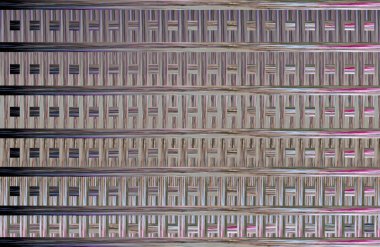 Geometrik kaplamalı güzel renklere sahip Soyut Tasarım, Yaratıcılık Arkaplanı