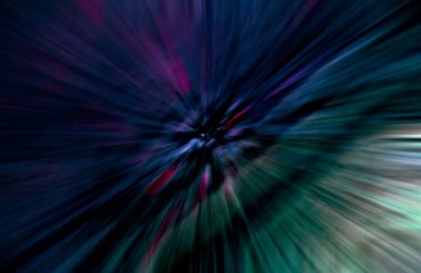 Hızlanma hareketi, ışık ve çizgiler koyu arkaplan üzerinde hızla hareket ediyor