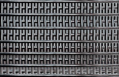 Geometrik fayanslı rengarenk deseni ve güzel renkleri olan soyut tasarım. 