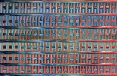 Geometrik kaplamalı güzel renklere sahip Soyut Tasarım, Yaratıcılık Arkaplanı