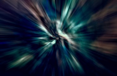 Hızlanma hareketi, ışık ve çizgiler koyu arkaplan üzerinde hızla hareket ediyor