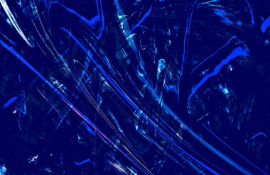 Soyut Mavi duvar kağıdı kapağı, hareket halindeki desen çizgileri, boşluğu kopyala 